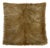 18” X 18” Premium Colombian Champagne Long-Haired Cowhide Pillow Cover - Handcrafted by Pablo Sota Designs For Sale