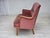Swedish 2-Seater Sofa in Pink Velour and Beech, 1970s For Sale - Image 15 of 18