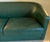 Animal Skin Art Deco Style Three-Seater Sofa in Green Leather, Circa 1980 For Sale - Image 7 of 12