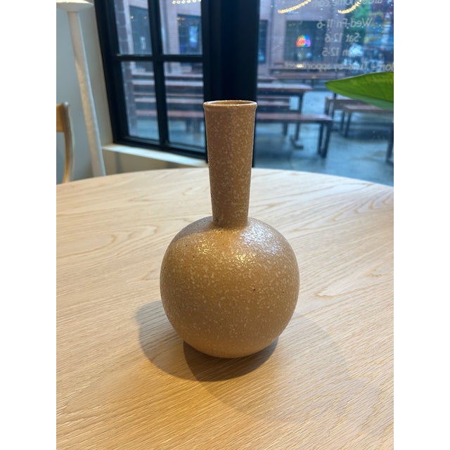 Ceramic stoneware vase with speckled glaze finish. Curated by Arden Home. Reg $125, Now $95