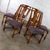 Late 20th Century Georgian Style Baker Dining Chairs W/Solid Splat & Turned Front Legs Set of 6 For Sale - Image 6 of 18