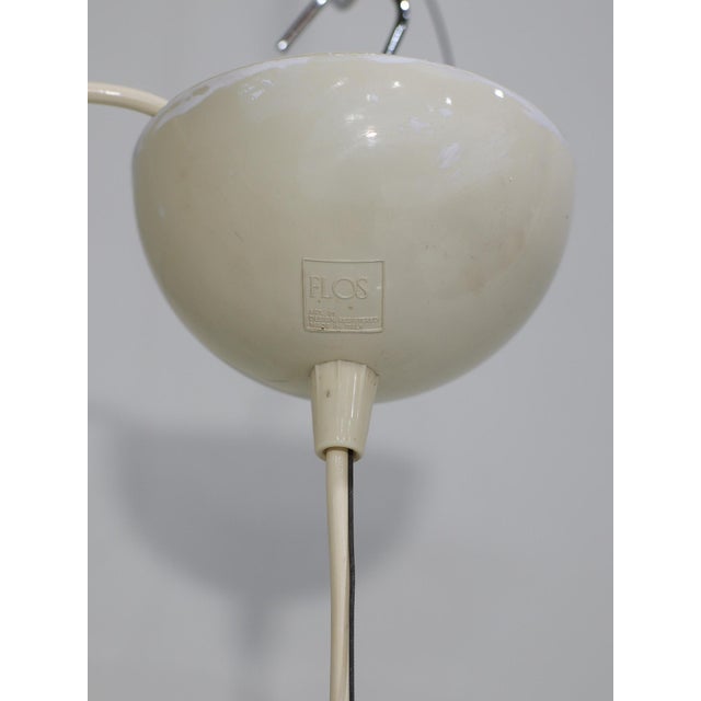 Black and White Pendant Lamp by Achille Castiglioni for Flos, 1960s For Sale - Image 9 of 10