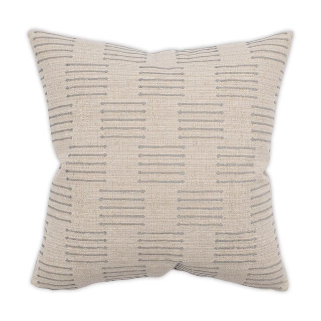 Decorative pillow; knife edge; hidden zipper closure; 90/10 feather/down insert Dry Clean