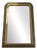 Antique French Louis Philippe Gilded Arched Mantle Mirror, 19th Century For Sale