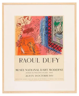 Raoul Dify, Lithography Exhibit Poster