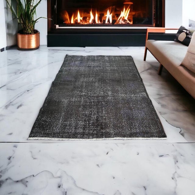 Vintage Turkish Distressed Rug, 1970s For Sale - Image 3 of 11