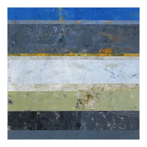 Contemporary Abstract Acrylic on Wood Panel Painting "Andrew’s Refrain" by Clay Johnson