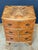 Amber English Bow Front Small Chest of Burr Walnut With Three Drawers For Sale - Image 8 of 14
