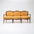 Brown Baroque-Style Three-Seater Sofa For Sale - Image 8 of 8