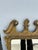 Impressive 18th Century English wall mirror, handcrafted, in hardwood with a broken pediment top and floral carvings...