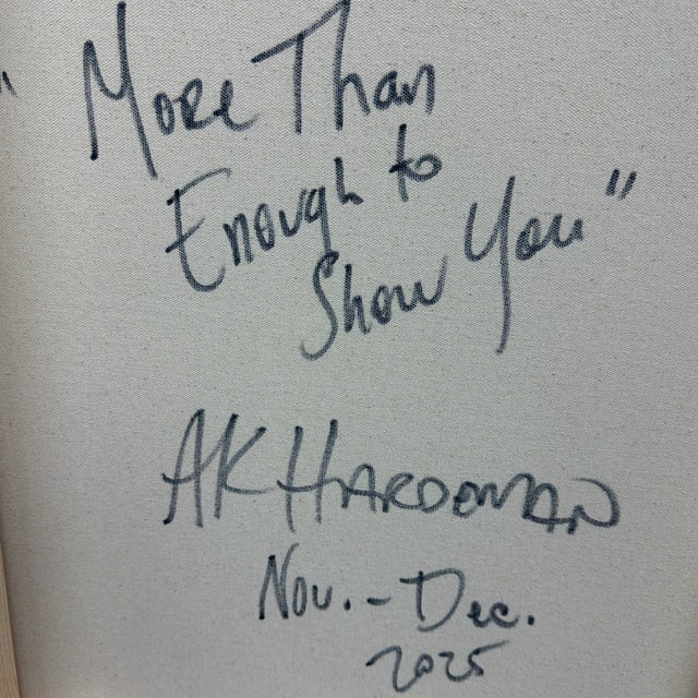 2020s Ak Hardeman - Original Painting on Canvas - “More Than Enough to Show You” For Sale - Image 5 of 6