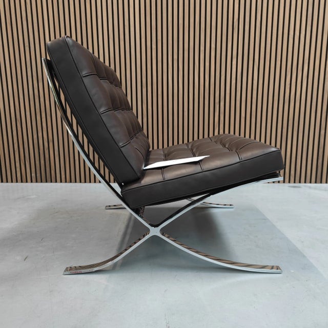 Modern Barcelona Relax Chair by Ludwig Mies Van Der Rohe for Knoll Inc. / Knoll International, 2010s For Sale - Image 3 of 8