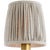 Traditional Visual Comfort Signature 5" Pleated Natural Linen Shade For Sale - Image 3 of 3