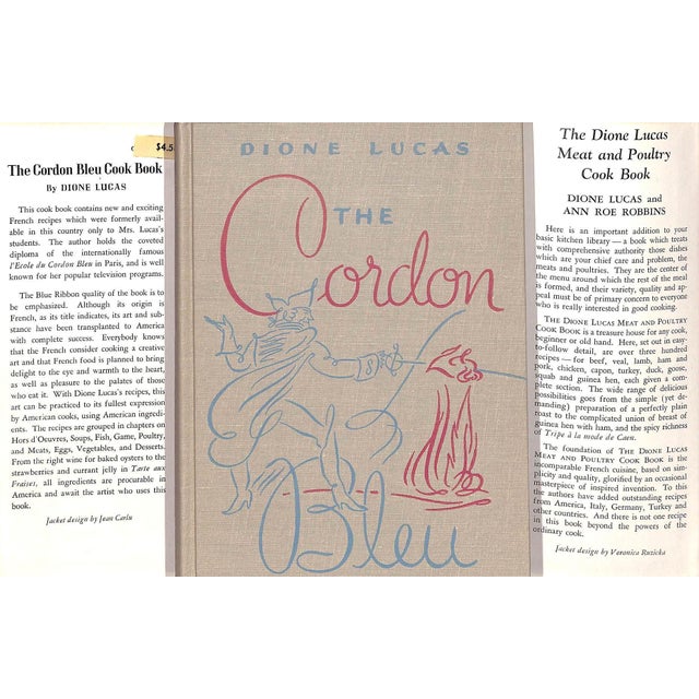 Traditional "The Cordon Bleu Cook Book" 1947 Lucas, Dione For Sale - Image 3 of 10