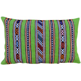 Late 20th Century MoroccanStriped Pillow For Sale