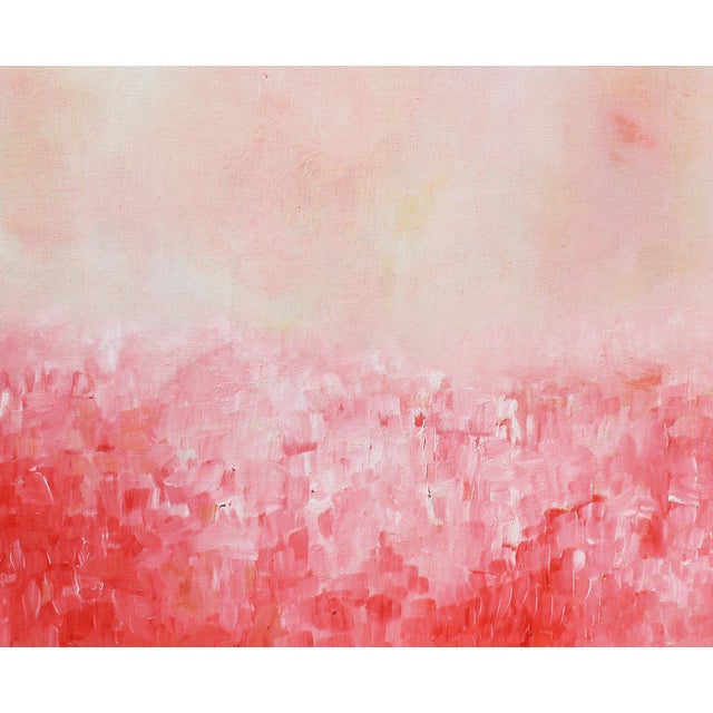 Original Art Print Impressionist Abstract Garden For Sale