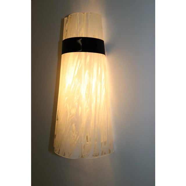 Federica Marangoni "Variegato" Murano Glass Wall Lamp, Mid-Century Modern For Sale In New York - Image 6 of 12