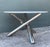 Late 20th Century Vintage Italian Minotti Chrome and Marble Table For Sale - Image 5 of 12