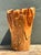 Vintage Monumental Carved Wood Vase For Sale - Image 12 of 12