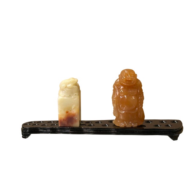 8.5" Dark Brown Wood Rectangular Shape Display Stand Riser Easel For Sale - Image 4 of 8