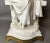 19th Century Antique Victorian Bisque Sculpture Statue of Joan of Arc Signed Luca Madrassi For Sale - Image 9 of 12
