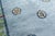 Early 21st Century Tranquil Blue Field With Rosettes Oversized Rug "Azurebloom" For Sale - Image 5 of 8