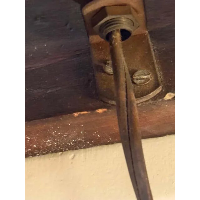 Mid-Century Modern Copper Layered Sconce For Sale - Image 3 of 5