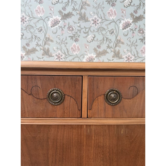 Large Art Deco Chest of Drawers in Mahogany and Ash, 1930s For Sale - Image 6 of 18