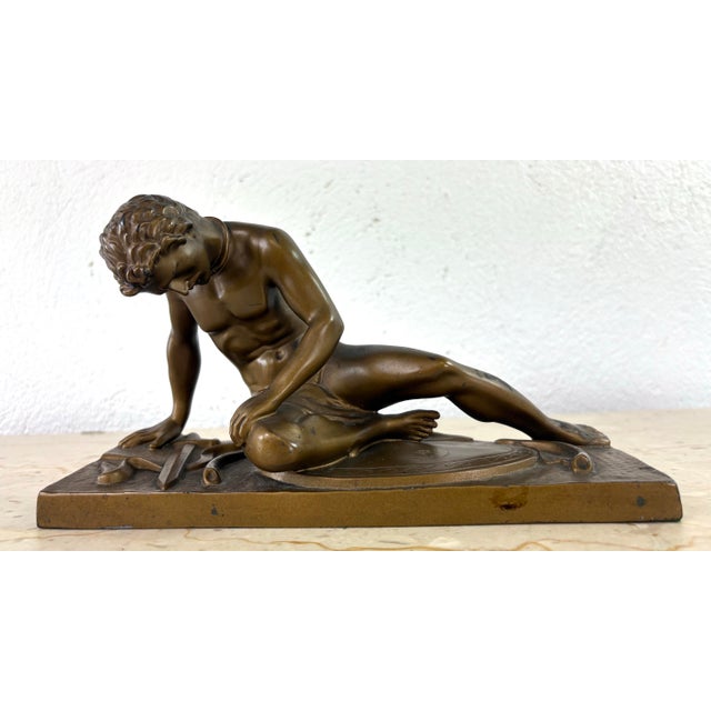 Early 20th Century Death of a Gladiator Italian Sculpture For Sale - Image 10 of 10