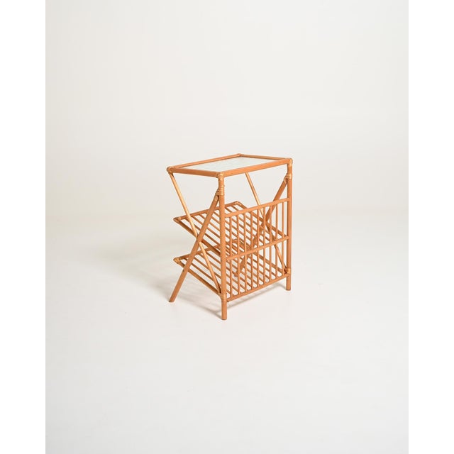 Vintage Scandinavian Magazine Rack, 1960s For Sale - Image 4 of 9
