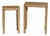Pair of Clayton Tugonon Coconut Twig Nesting Tables – Philippines, 1990s For Sale