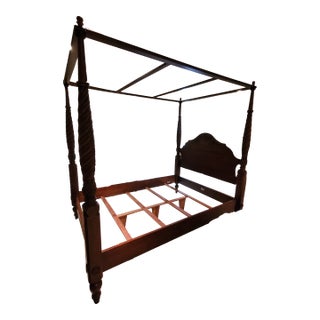 Ethan Allen British Classics Queen Size Poster Bed For Sale