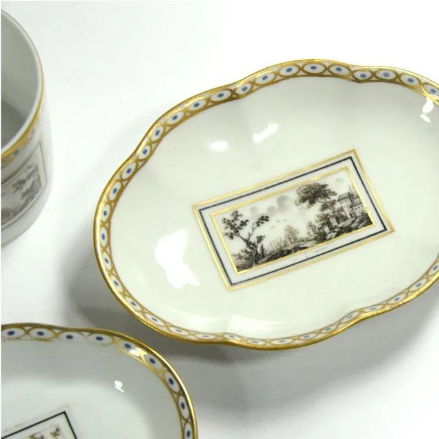 1960s Italian Porcelain Fiesole Set by Richard Ginori, 1960s, Set of 3 For Sale - Image 5 of 12