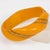 Art Deco Bakelite Carved Butterscotch Bracelet Bangle with Rhinestones For Sale - Image 3 of 5