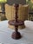 Antique Dutch Colonial Treen Turned Wood Candleholder For Sale - Image 4 of 16
