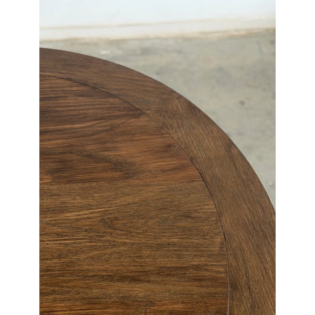 Made to Order: Forma Dining Table in Walnut Stained Oak, 48” For Sale In Los Angeles - Image 6 of 9