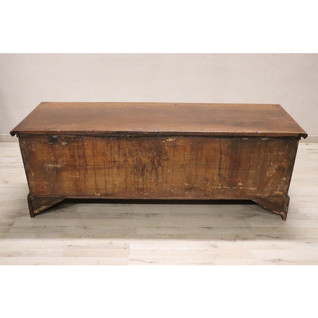 Antique Blanket Chest in Walnut, 1700s For Sale - Image 6 of 14