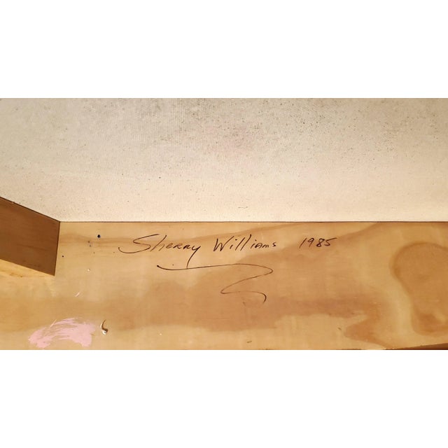 Contemporary Abstract Original Painting 1985 For Sale - Image 12 of 14