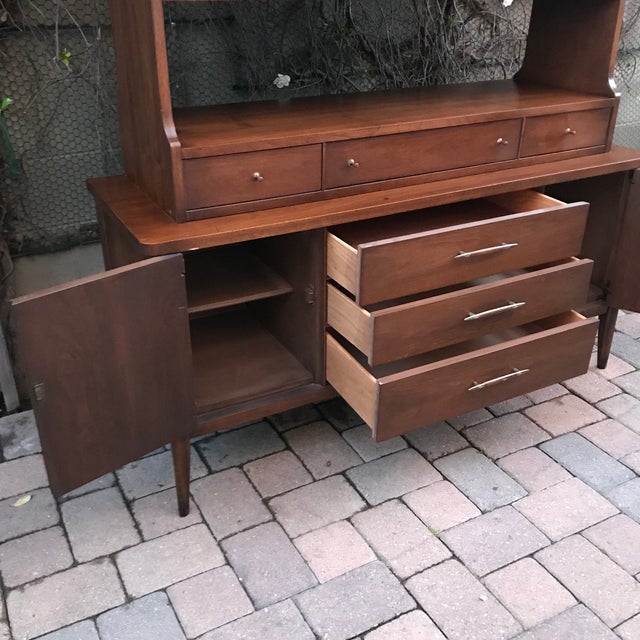 MidCentury Broyhill Saga Buffet & Hutch Chairish
