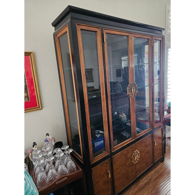 Mid-Century Modern 1970s Century Furniture by Raymond Sobota China/Display Cabinet For Sale - Image 3 of 8
