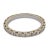 1990s Vintage Diamond 14k White Gold Eternity Band, Size 6.75 For Sale - Image 5 of 6