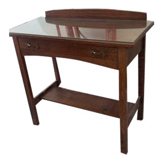 Vintage Charles P. Limbert Arts & Crafts Writing Desk – Antique Mission Oak For Sale