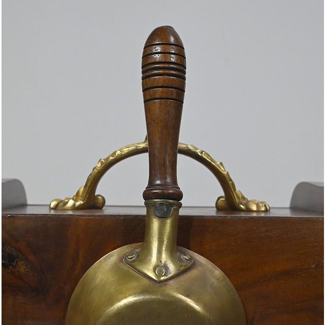 End of 19th Century Mahogany Charcoal Box, England For Sale - Image 9 of 18