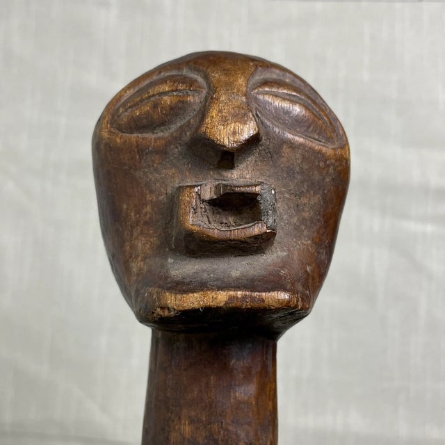 Antique Hand Carved African Songye Game Board/Mancala For Sale - Image 11 of 13