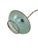 1950s French Green Glass Pendant Lamp, 1950s For Sale - Image 5 of 13