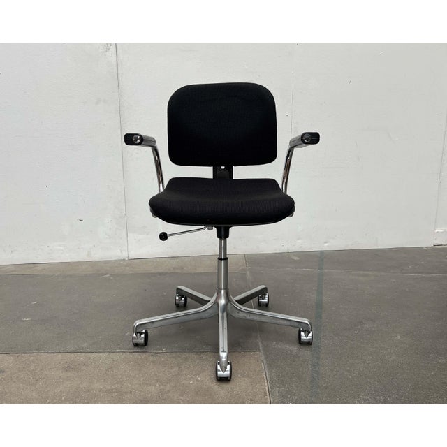 Vintage German Model Eurochair 5600 Office Swivel Chair by Fritz Makiol for Girsberger, 1970s For Sale - Image 4 of 18