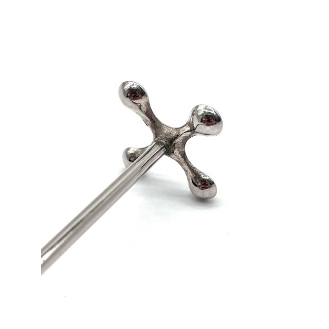 Vintage Space Age Silver-Plated Knife Rest Jacks from WMF, 1960s, Set of 6 For Sale - Image 9 of 18