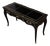 Mid 20th Century Louis XV Style Auffray and Co Black Desk with Leather Top and Bronze Mounts For Sale