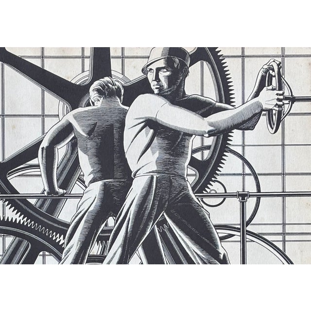 Printmaking Materials Rockwell Kent (1882-1971) Commercial Ad Ca 1937 For Sale - Image 7 of 10
