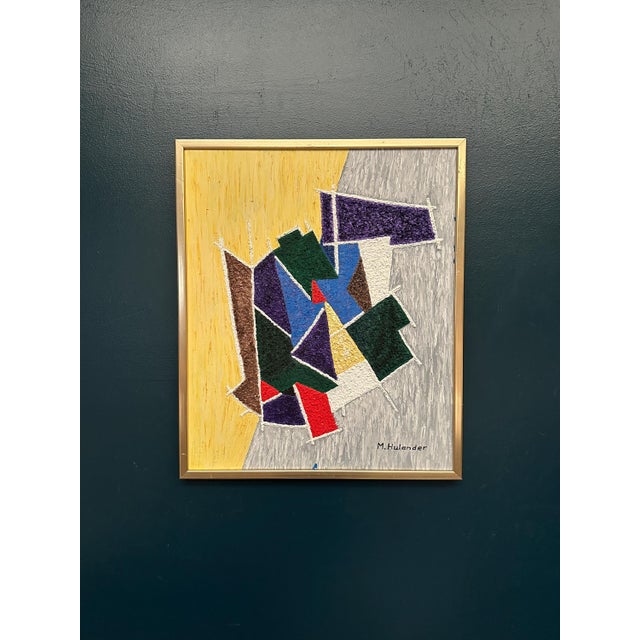 M. Hulander, Abstract Composition III, 1960s, Oil on Canvas, Framed For Sale - Image 10 of 18
